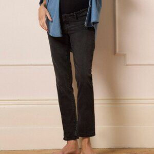 Seraphine Black Premium Overbump Maternity Jeans Size 10